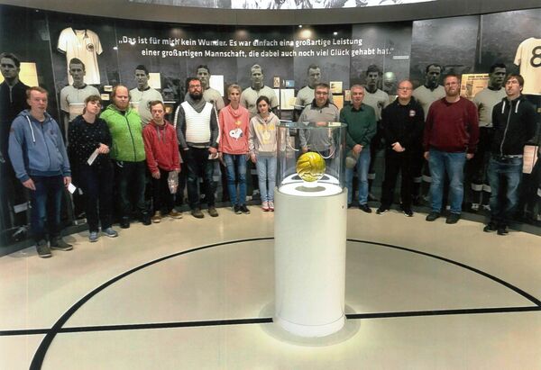 Fußballmannschaft der Klevinghaus-Werkstatt